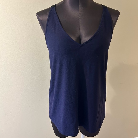 Armani Exchange Navy Blue Women's Tank Top size L - Picture 1 of 9